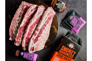 Smokey Goodness Spare Rib BBQ Box:  premium spareribs voor échte BBQ-liefhebbers