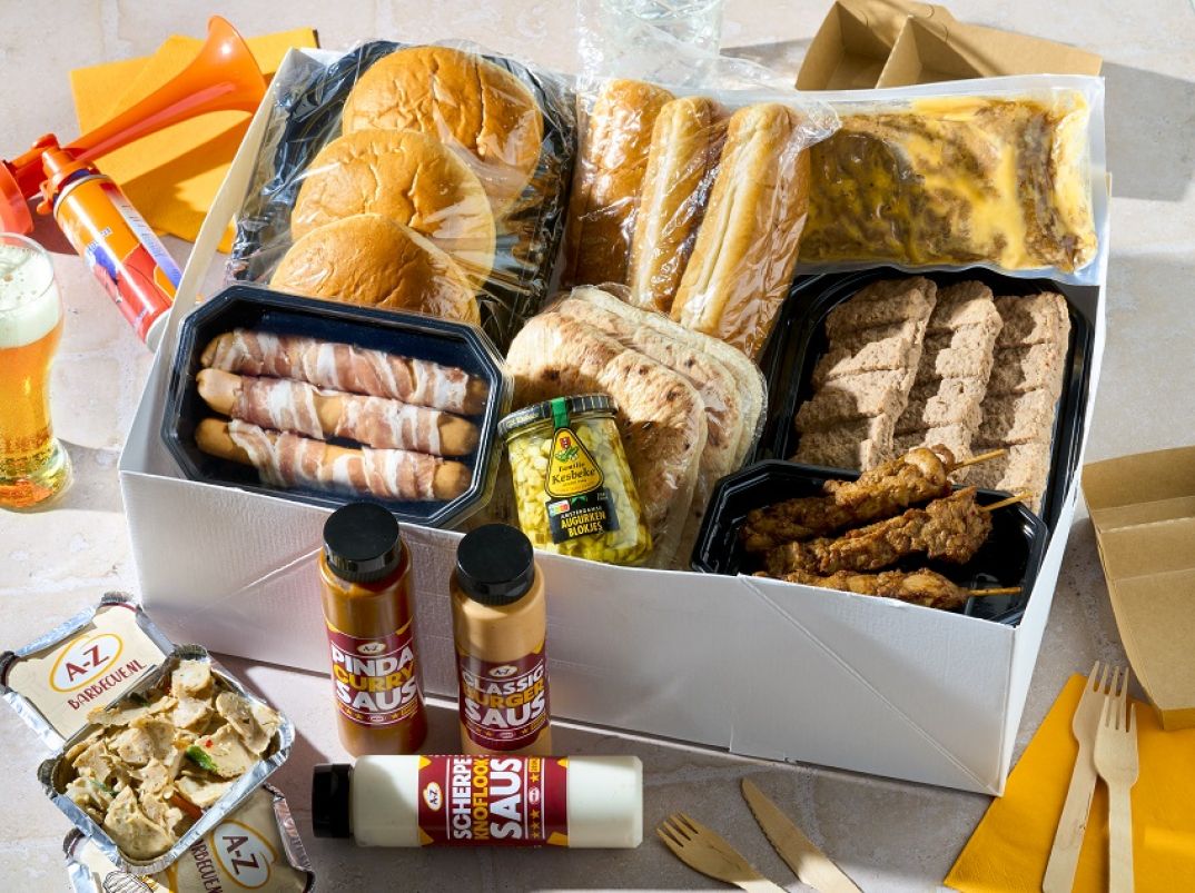 Oranje ligt eruit...maar de barbecue gelukkig niet!
