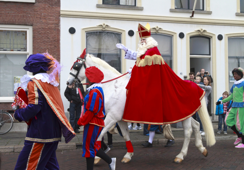 Sinterklaas is onderweg naar Nederland